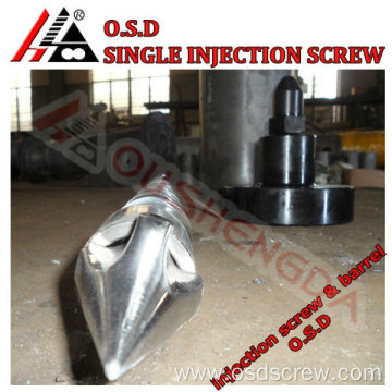 injection nozzle tip for large plastic cylinder